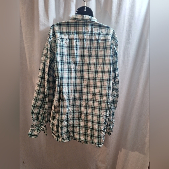 Old navy  men's plaid button-down XL - Picture 4 of 5